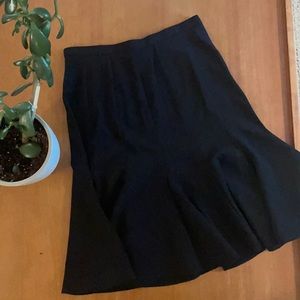 Black trumpet skirt vintage